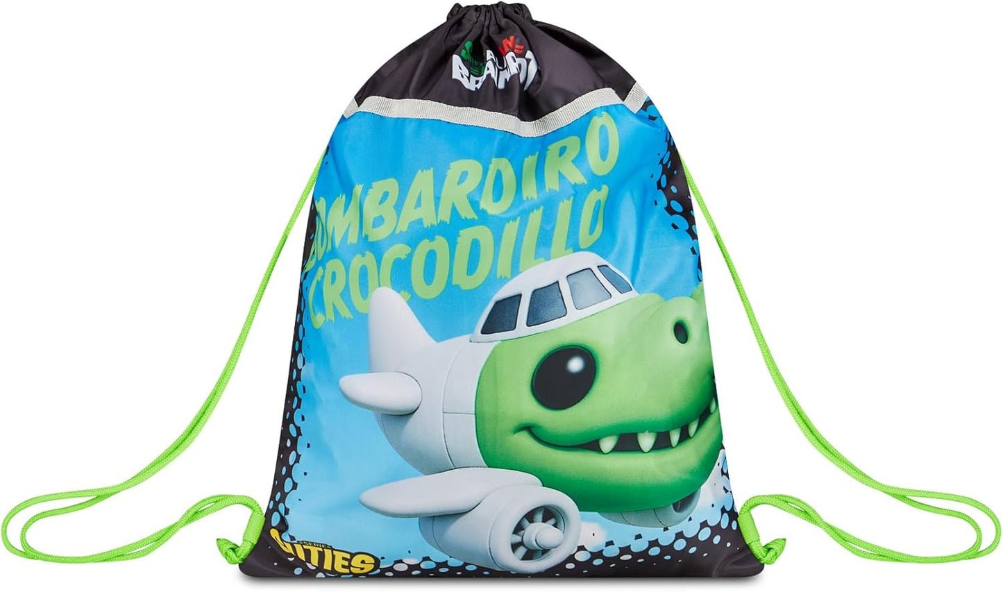 Sacca Easy Bag Italian Brainrot 37x47 cm - Sacchetta Sport e Tempo Libero
