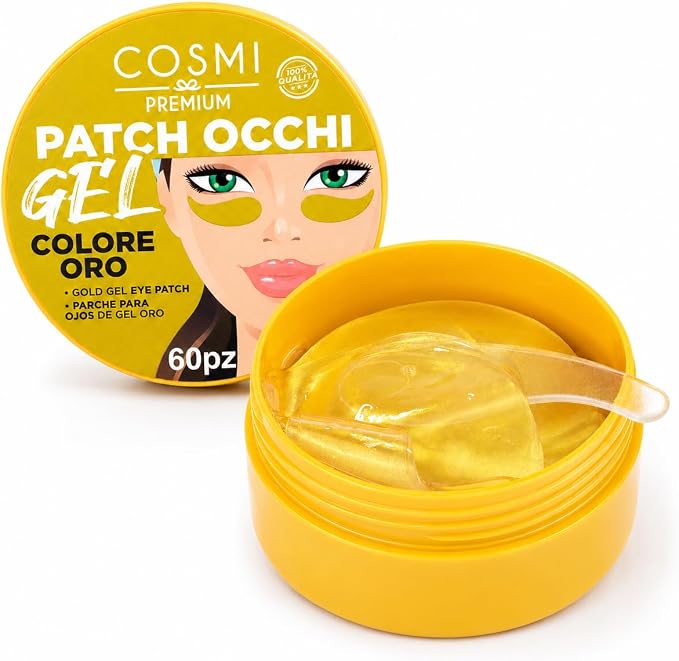 Patch Occhi Cosmi Hydrogel 60 Pezzi | Oro Rassodante o Vino Rosso