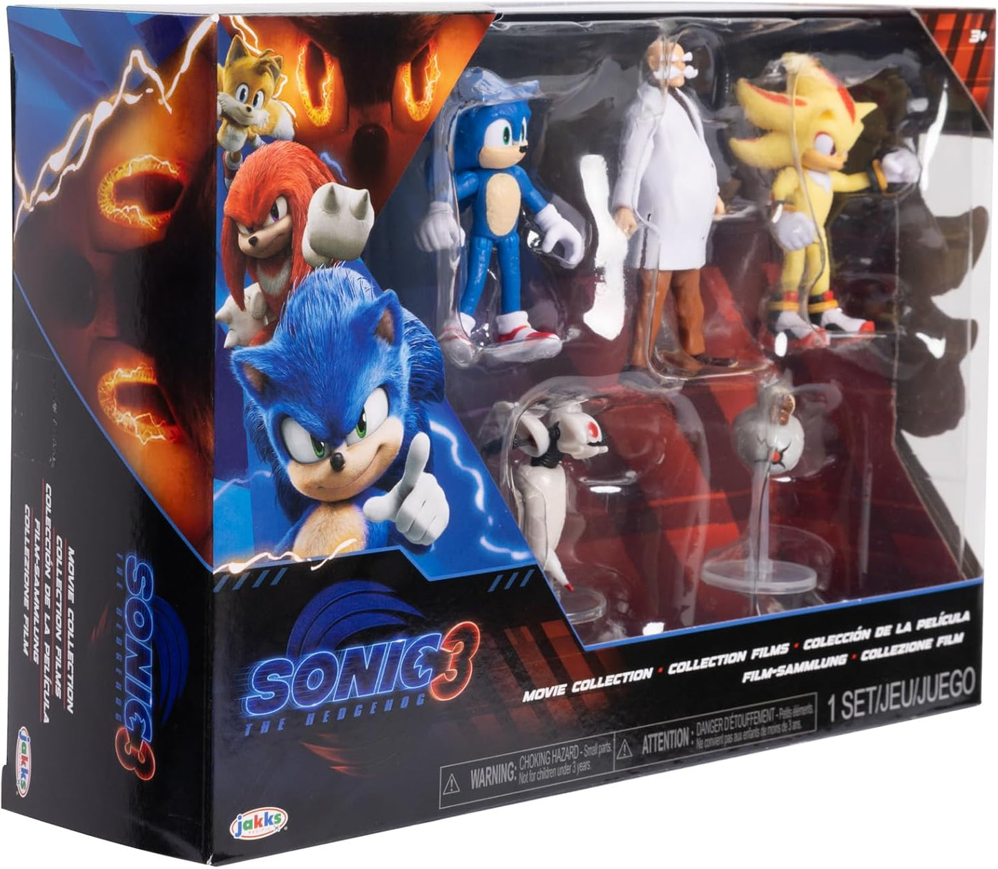 Sonic the Hedgehog 3 – Set da 5 Mini Figure (6,5 cm)