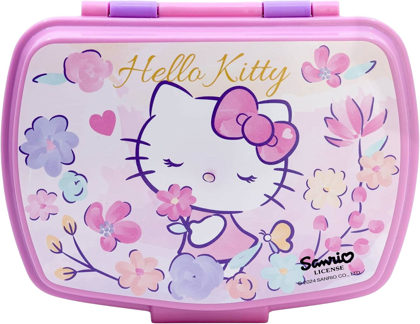 Portamerenda Hello Kitty Lunch Box Bambini - Contenitore Porta Snack Scuola e Asilo