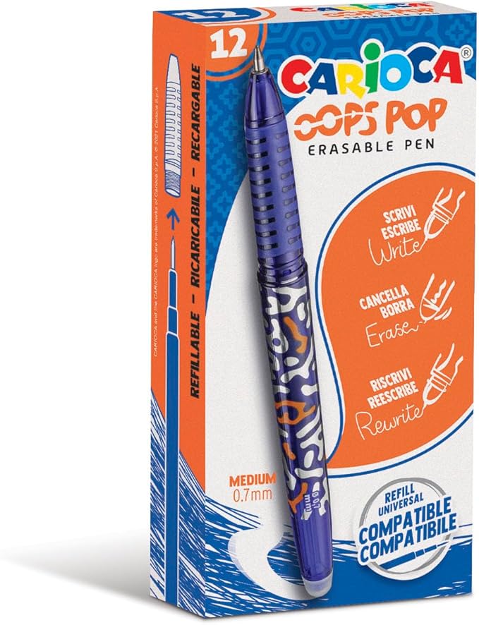 Penna Oops Pop Blu – Scrittura Fluida e Colore Intenso
