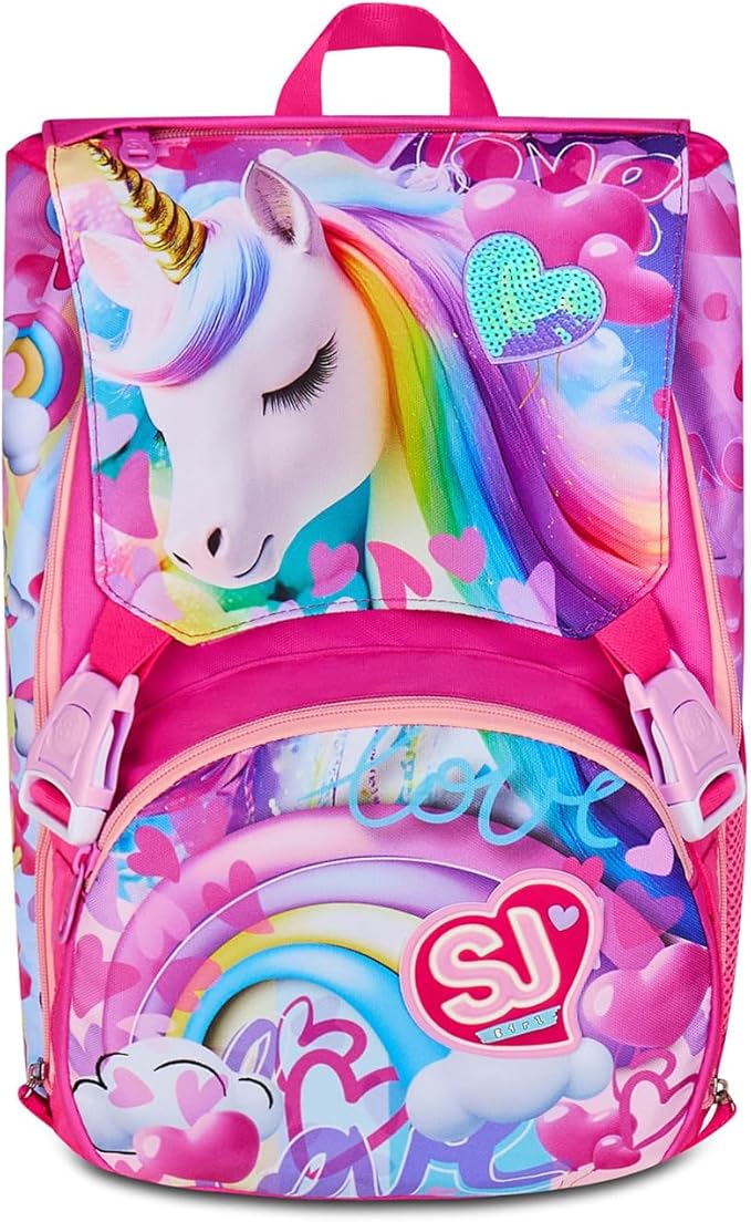 Zaino Sj Fly Unicorn Girl Sdoppiabile