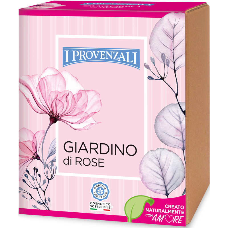 Giardino di Rose Cofanetto | Saponetta + Olio + Guanto Scrub