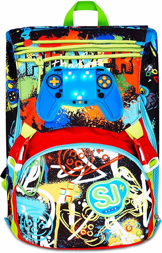 Zaino Sj Game Led Boy Sdoppiabile
