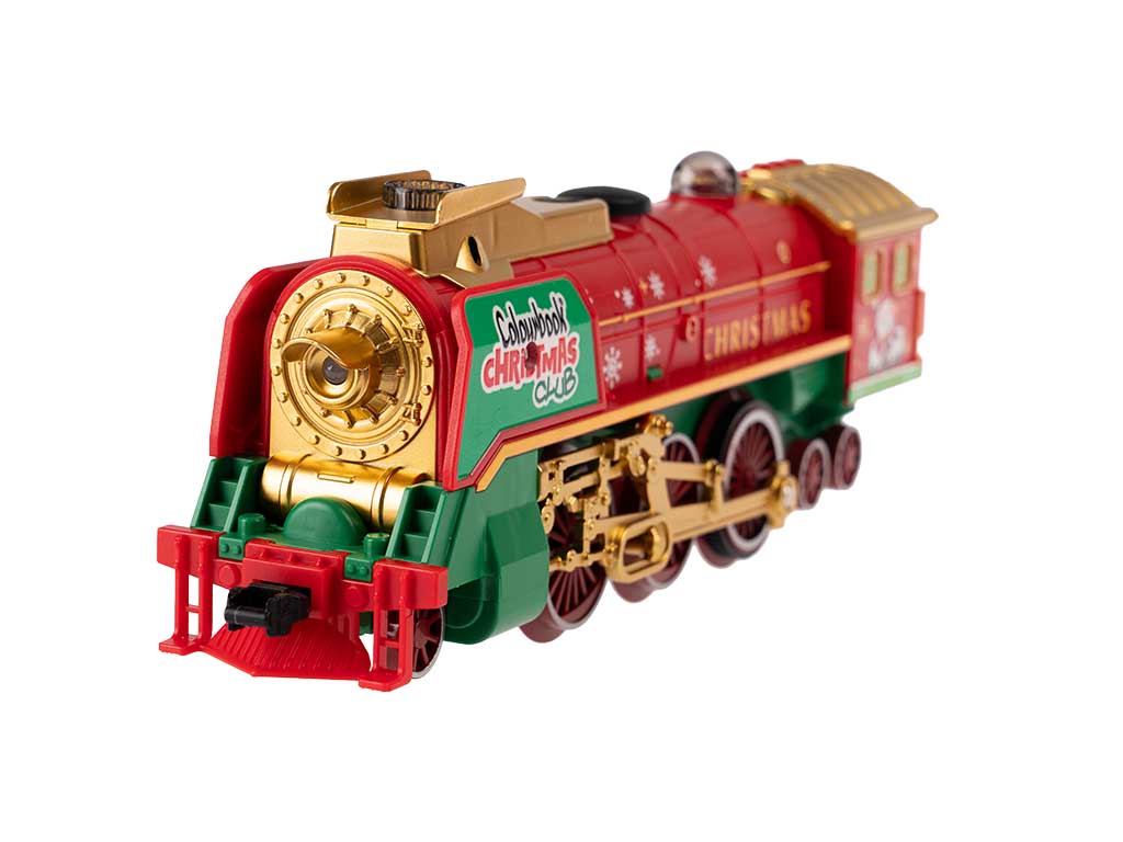 Trenino di Natale Colourbook Sotto l'Albero | Luci Suoni e Fumo Reale