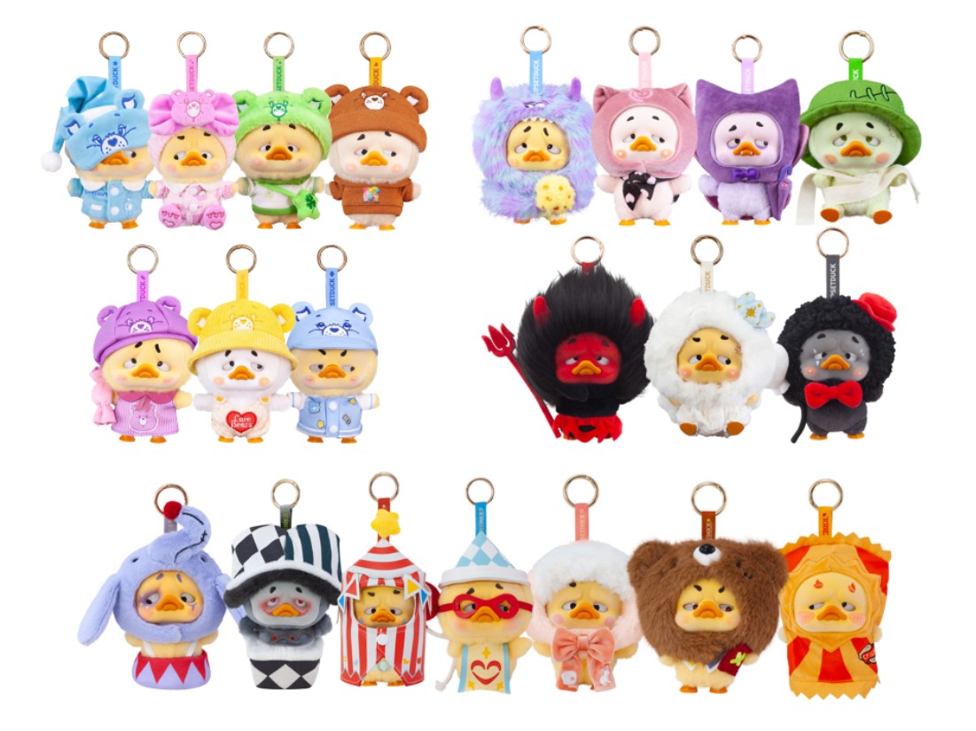 Upset Duck Blind Box – Peluche Collezionabili Colorful Player, Crazy Circus e Be Rainbow