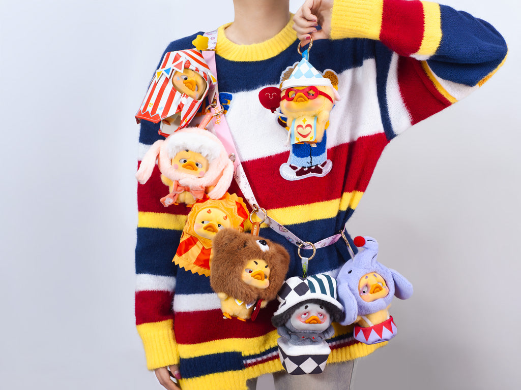 Upset Duck Blind Box – Peluche Collezionabili Colorful Player, Crazy Circus e Be Rainbow