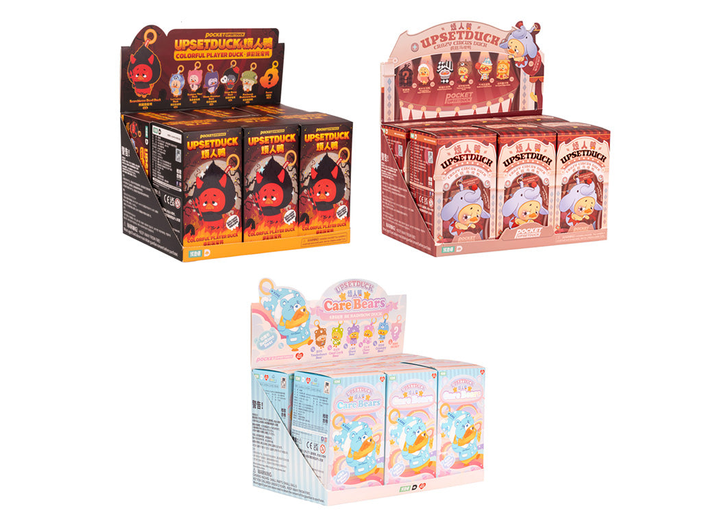Upset Duck Blind Box – Peluche Collezionabili Colorful Player, Crazy Circus e Be Rainbow