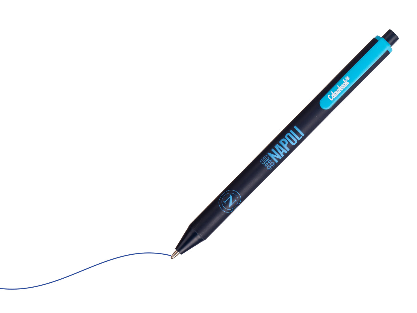 SSC Napoli Penne a Scatto Colourbook – Set 3 Pezzi Inchiostro Blu