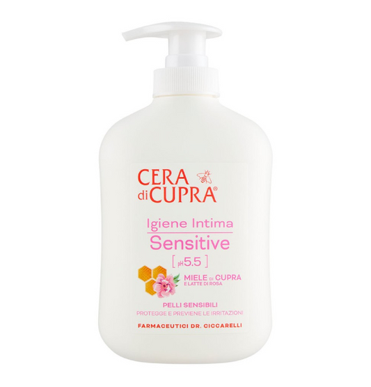 Detergente Igiene Intima Sensitive pH 5,5 – Delicata per Pelli Sensibili con Miele e Latte di Riso