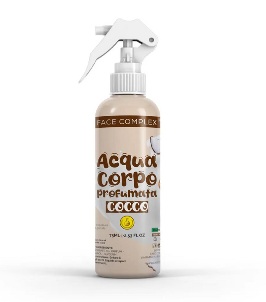 Acqua Profumata Corpo Cocco - Spray Rinfrescante ed Esotico