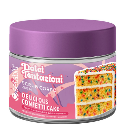 Scrub Corpo Confetti - Esfoliante Corpo Zucchero e Confetti