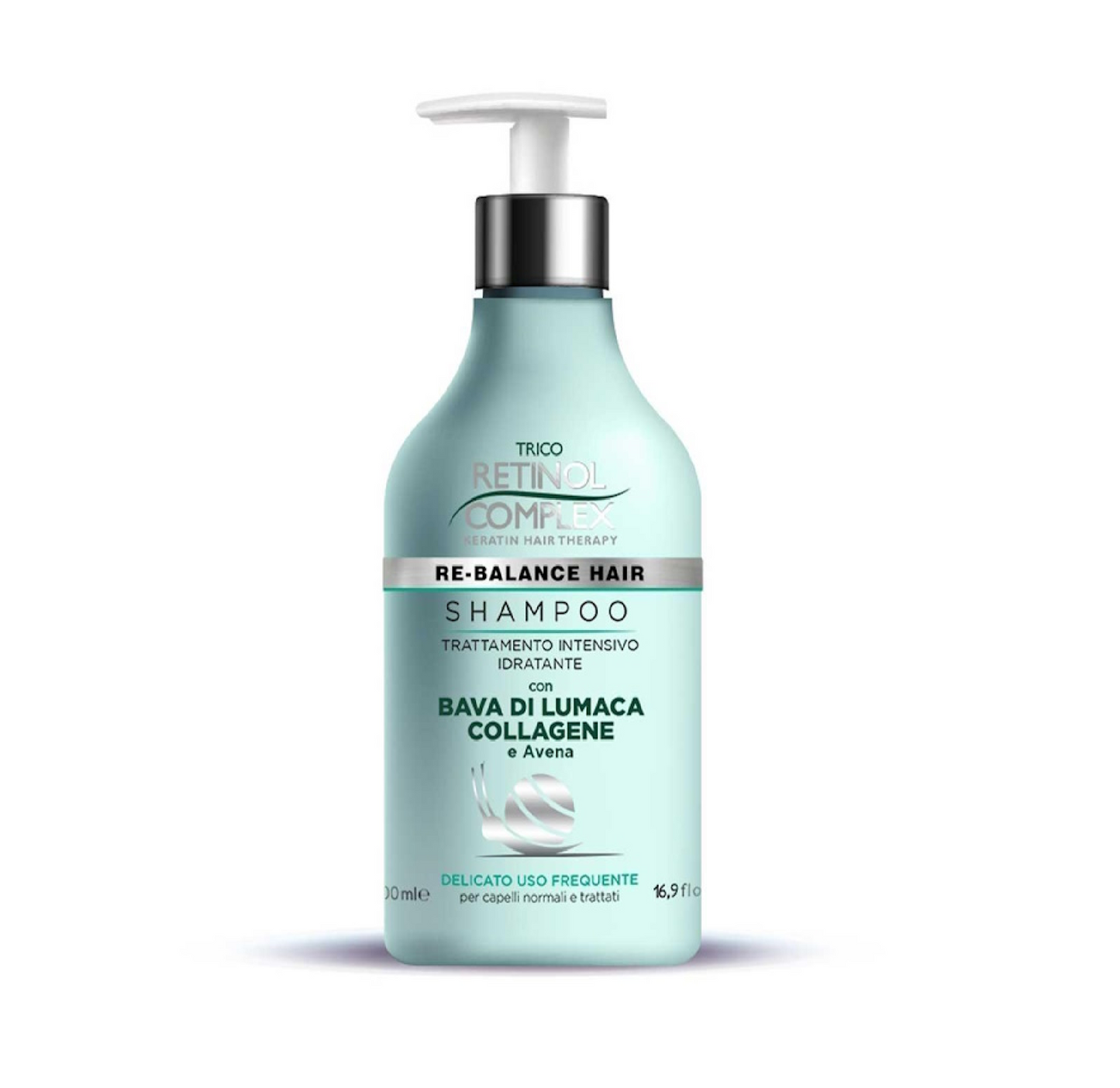 Shampoo Idratante con Bava di Lumaca e Collagene