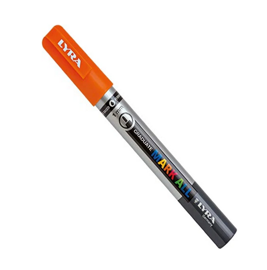 Mark All Punta Fine 1mm Arancio – Pennarello Universale Preciso