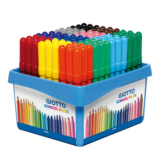Turbo Maxi Schoolpack 108 Pennarelli - Punta Grossa 5mm