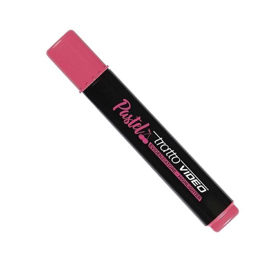 Evidenziatore Pastel Rosso Ciliegia – Colore Delicato e Scrittura Fluida