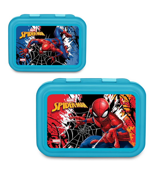 Portamerenda Spiderman in Alluminio 2 Scomparti - Porta Pranzo Bambini