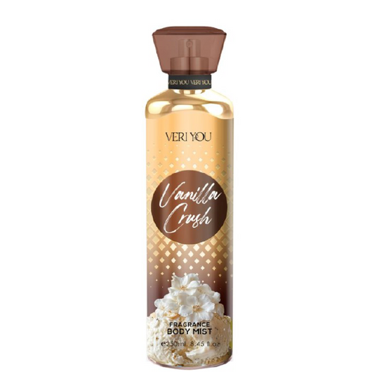 Vanilla Crush Body Mist Spray - Acqua Profumata alla Vaniglia Dolce e Avvolgente