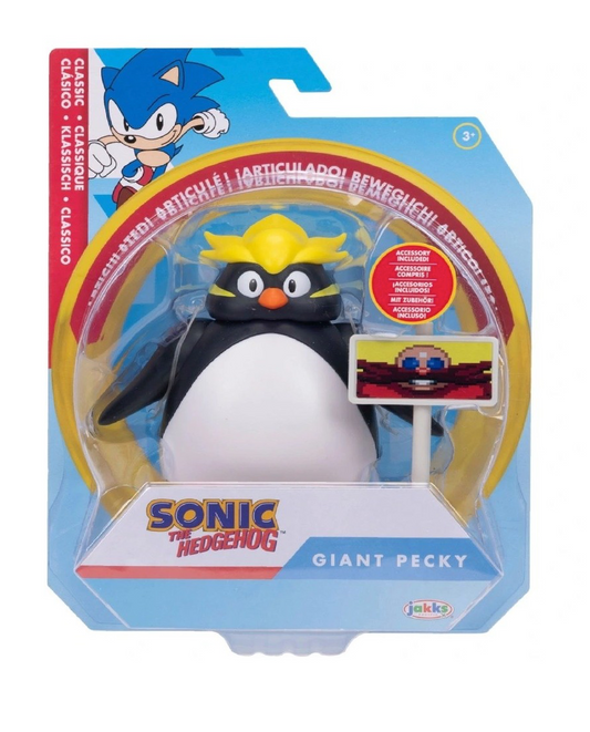 Personaggio Articolato Giant Pecky 10 cm con Accessorio