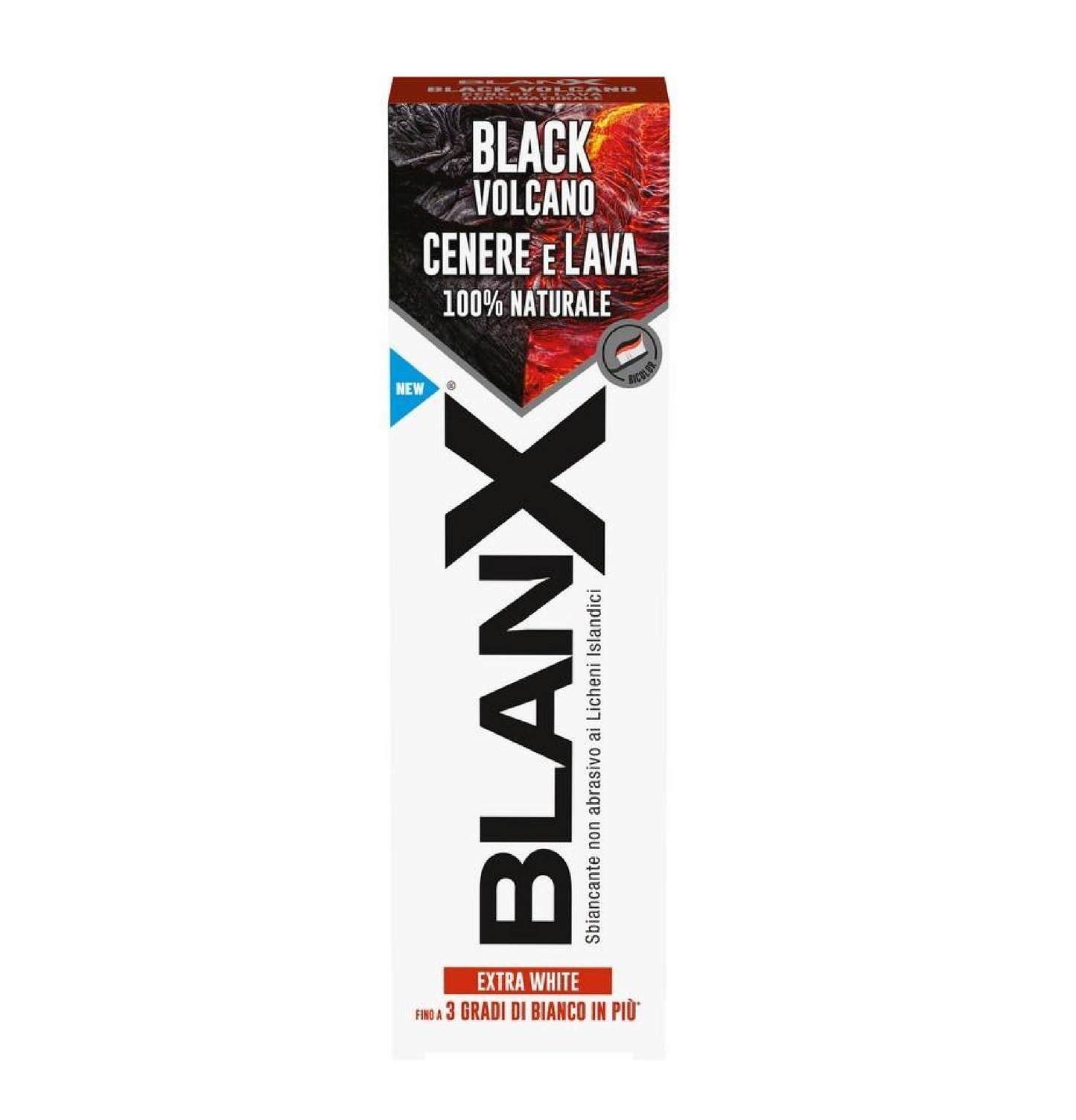 Dentifricio Volcano – Cenere e Lava 100% Naturale Extra White