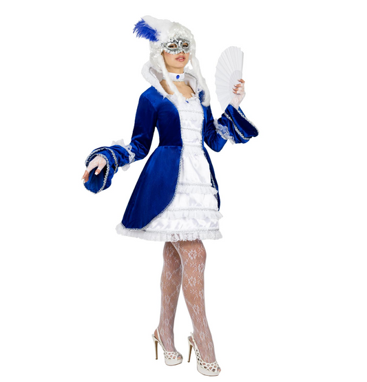 Costume Dama di Venezia Donna S-XL – Outfit Carnevale e Feste in Maschera