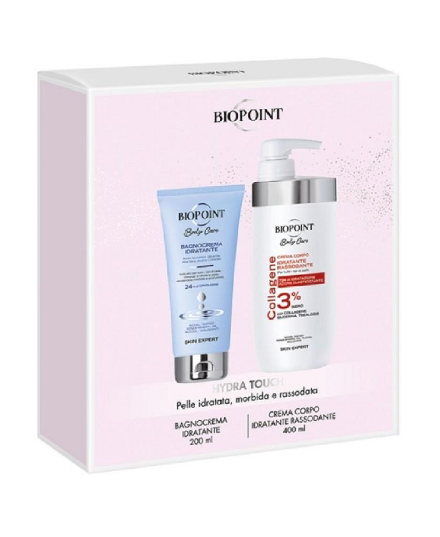 HYDRA TOUCH Cofanetto – Bagnocrema 200ml + Crema Corpo 400ml Idratazione e Morbidezza