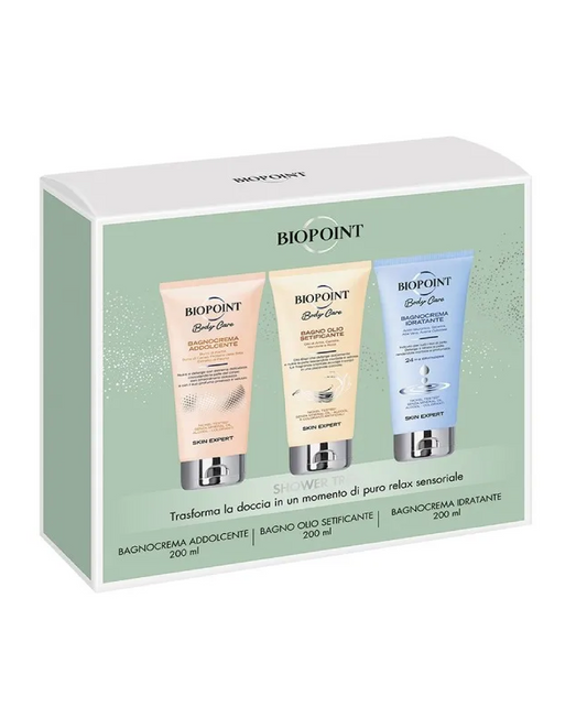 SHOWER TREAT Cofanetto – Bagnocrema Idratante, Addolcente e Bagno-Olio Setificante