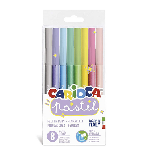 8 Pennarelli Pastel – Colori Pastello Delicati per la scuola