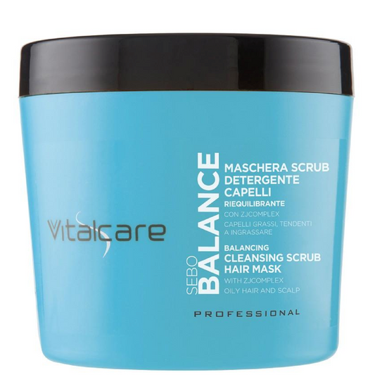 Sebo Balance Maschera Scrub Detergente Capelli – Cuoio Capelluto Pulito e Capelli Leggeri
