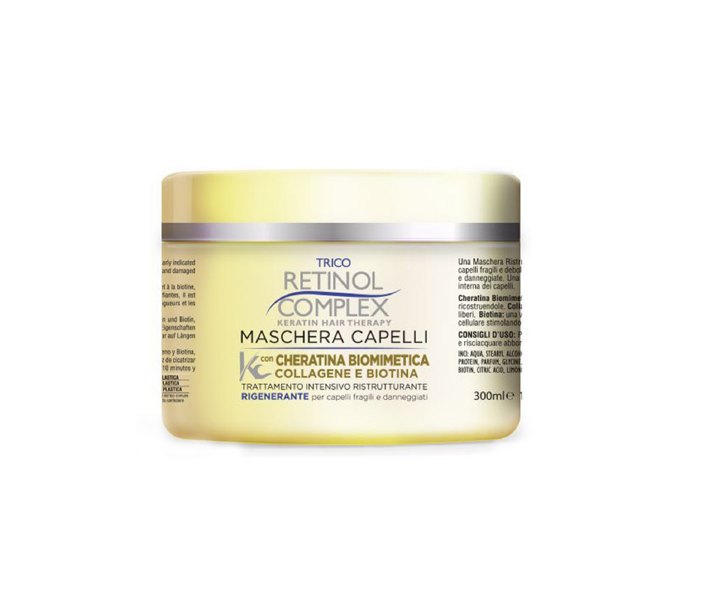 Maschera Rigenerante con Cheratina Biomimetica Collagene e Biotina