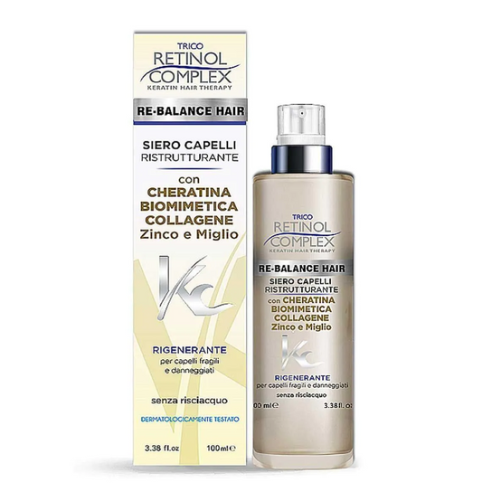Siero Capelli con Cheratina Biomimetic – Riparazione e Forza