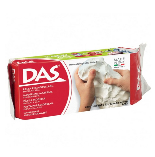DAS Bianco 500g - Pasta Modellante Autoindurente per Hobby