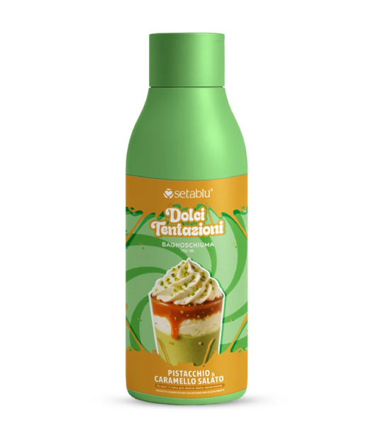 Bagnoschiuma Dolci Tentazioni Pistacchio e Caramello Salato