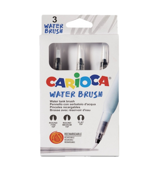 Set 3 Pennelli Aquash Brush con Serbatoio – Ideali per Acquerello