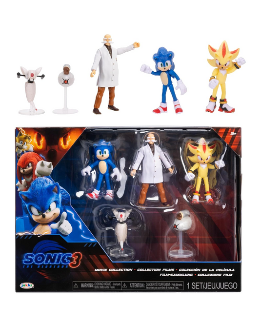 Sonic the Hedgehog 3 – Set da 5 Mini Figure (6,5 cm)