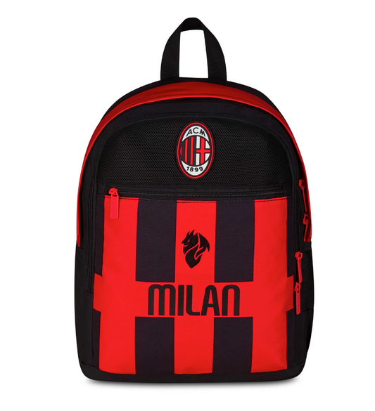 Zaino Doppio Scomparto Milan - Zaino Scuola e Sport Rossonero