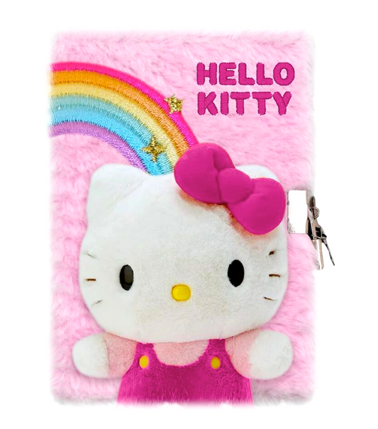 Diario Segreto Hello Kitty Peluche con Lucchetto