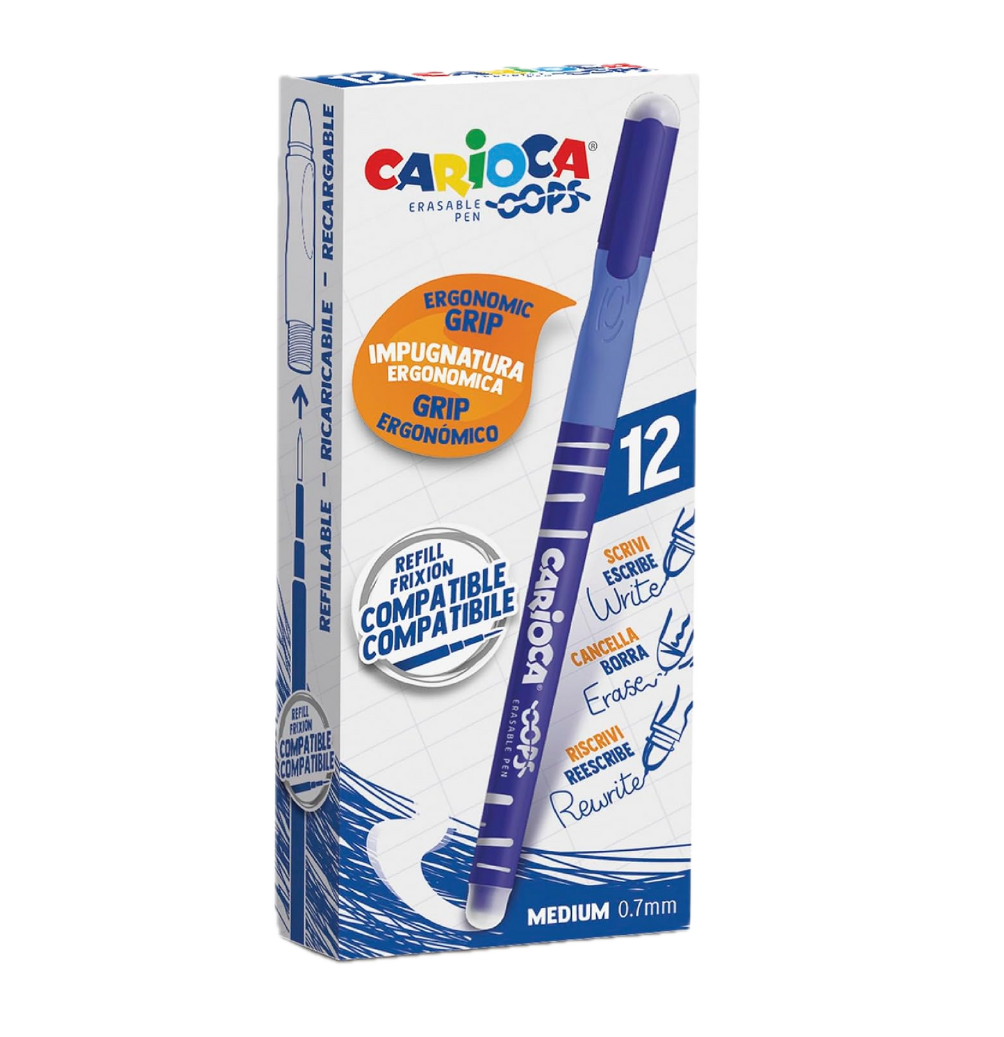 Penna Cancellina OOPS Blu