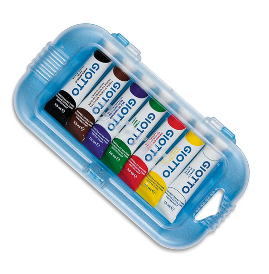 7 Tempere 7,5ml in Tubetto - Colori Primari e Versatili
