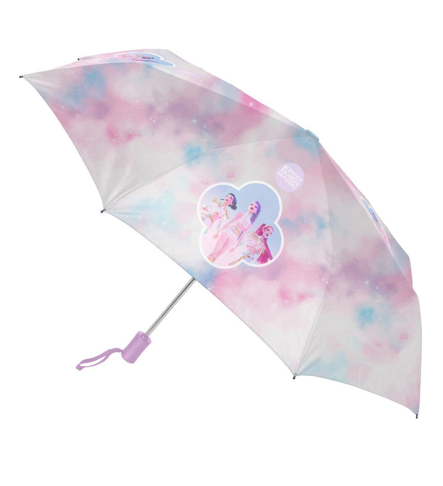 Ombrello Automatico 48 cm K-Pop Demon Hunters Rainbow - Ombrello Pioggia Bambini