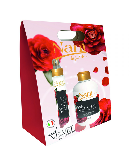 Le Jardin Red Velvet – Cofanetto 75ml Eau de Parfum + 300ml Bagnodoccia