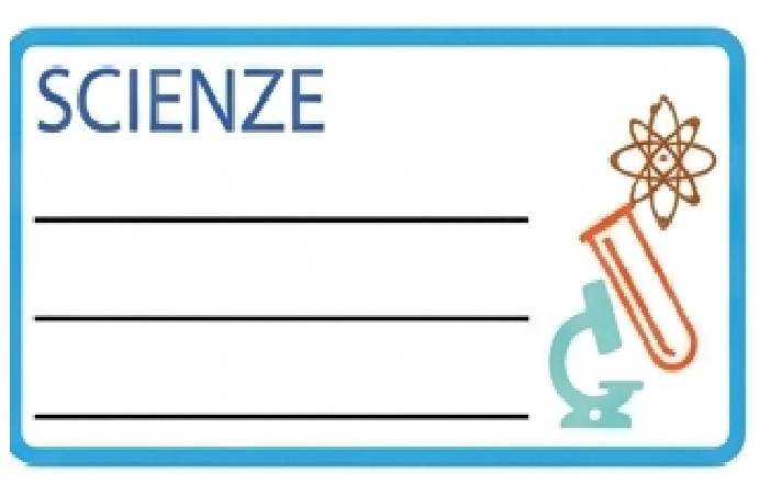 Set 70 Etichette Adesive Scolastiche per Materie (10 Materie x 7 Pezzi) - Personalizzabili per Quaderni e Libri