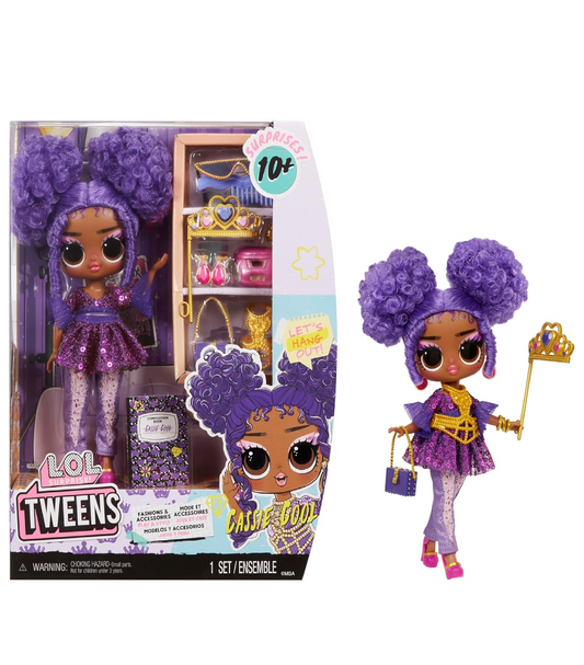 L.O.L. Surprise Tweens Cassie Cool - Bambola Fashion con 10+ Sorprese