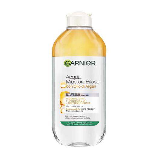 Acqua Micellare Bifase con Olio di Argan
