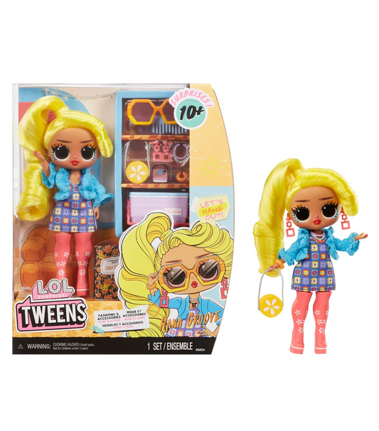 L.O.L. Surprise Tweens Hana Groove - Bambola Fashion con 10+ Sorprese