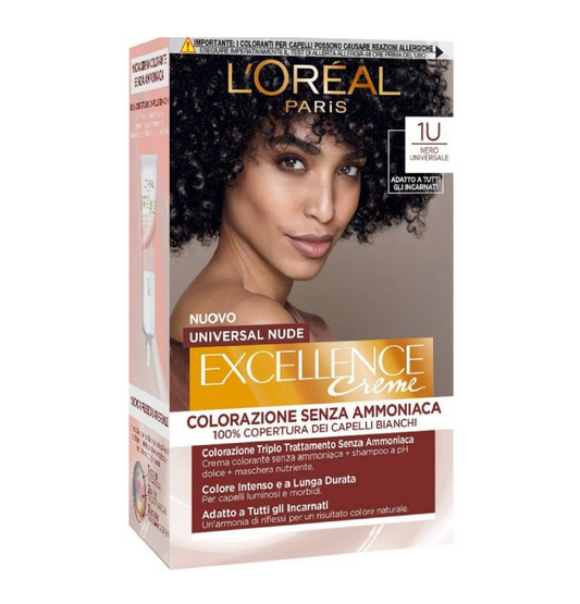 Excellence Crème 1U Nero Universale – Colorazione Capelli Senza Ammoniac