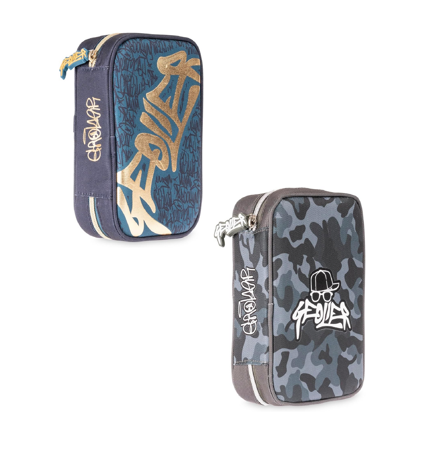 Astuccio Scuola Geolier 1 Zip - Set Completo 30+ Pezzi