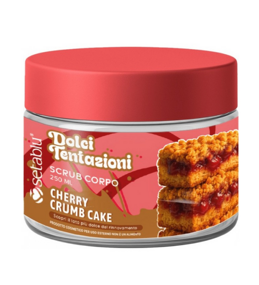 Scrub Corpo Cherry Crumb Cake - Esfoliante Corpo Ciliegia e Torta