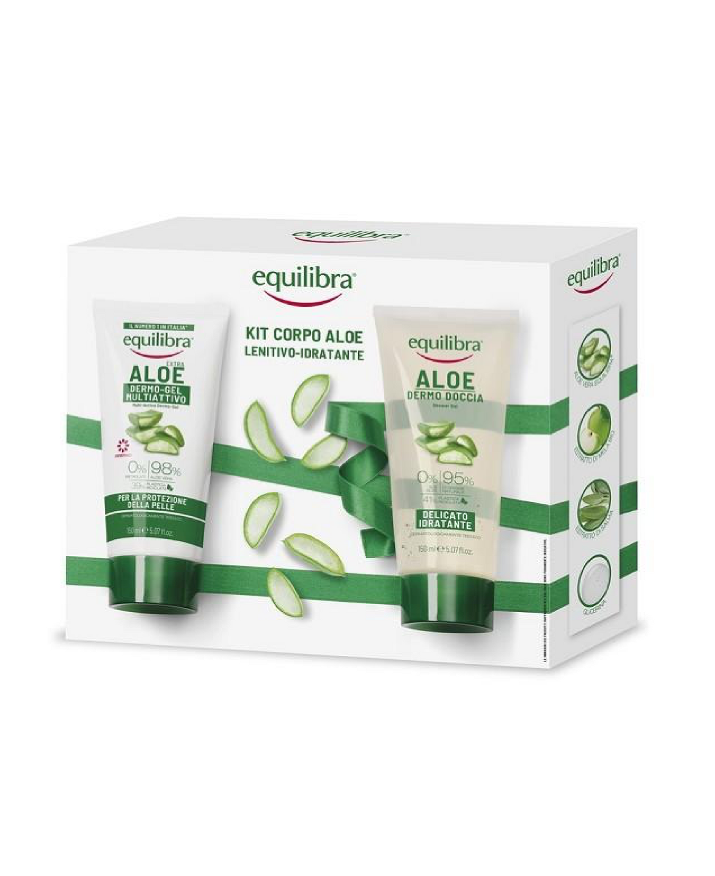 Kit Corpo Aloe – Cofanetto Dermo Aloe Lenitivo Shower Gel + Body Lotion