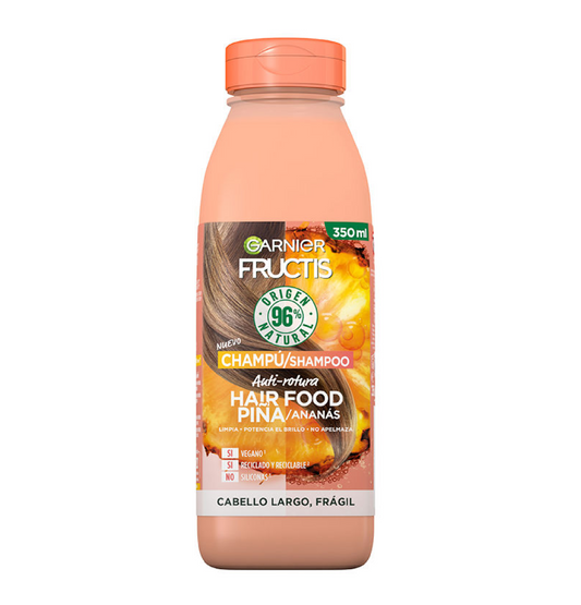 Shampoo Ananas Hair Food – Capelli Lunghi e Opachi